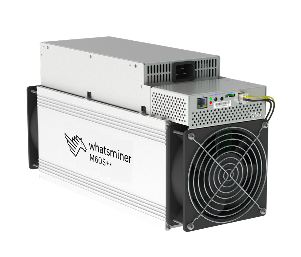 MicroBT Whatsminer M60S++ Bitcoin Miner | Coin Mining Central