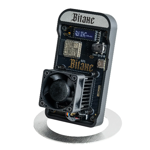 Bitaxe Gamma Bitcoin Miner – Premium Plug-and-Play Home Miner | Gemaakt in Duitsland | 1,3 TH/s | incl. voeding & houder (standaard ventilator - oranje houder Bitaxe Gamma Bitcoin Miner – Premium Plug-and-Play Home Miner | Gemaakt in Duitsland | 1,3 TH/s | incl. voeding & houder (standaard ventilator - oranje houder