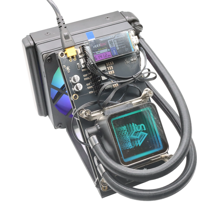 NerdQAxe++ Hydro REv6.1 SOLO Bitcoin Miner (6 TH/S)